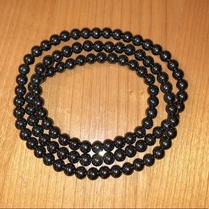Hematite 8mm Bead Necklace